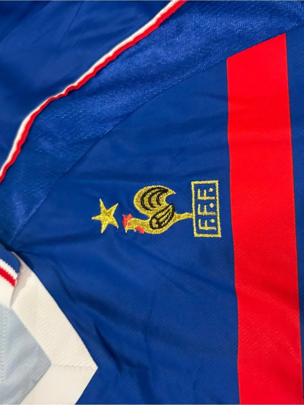 adidas Blue France Soccer Jersey  - #10 Zidane World Cup retro jersey slim fit
